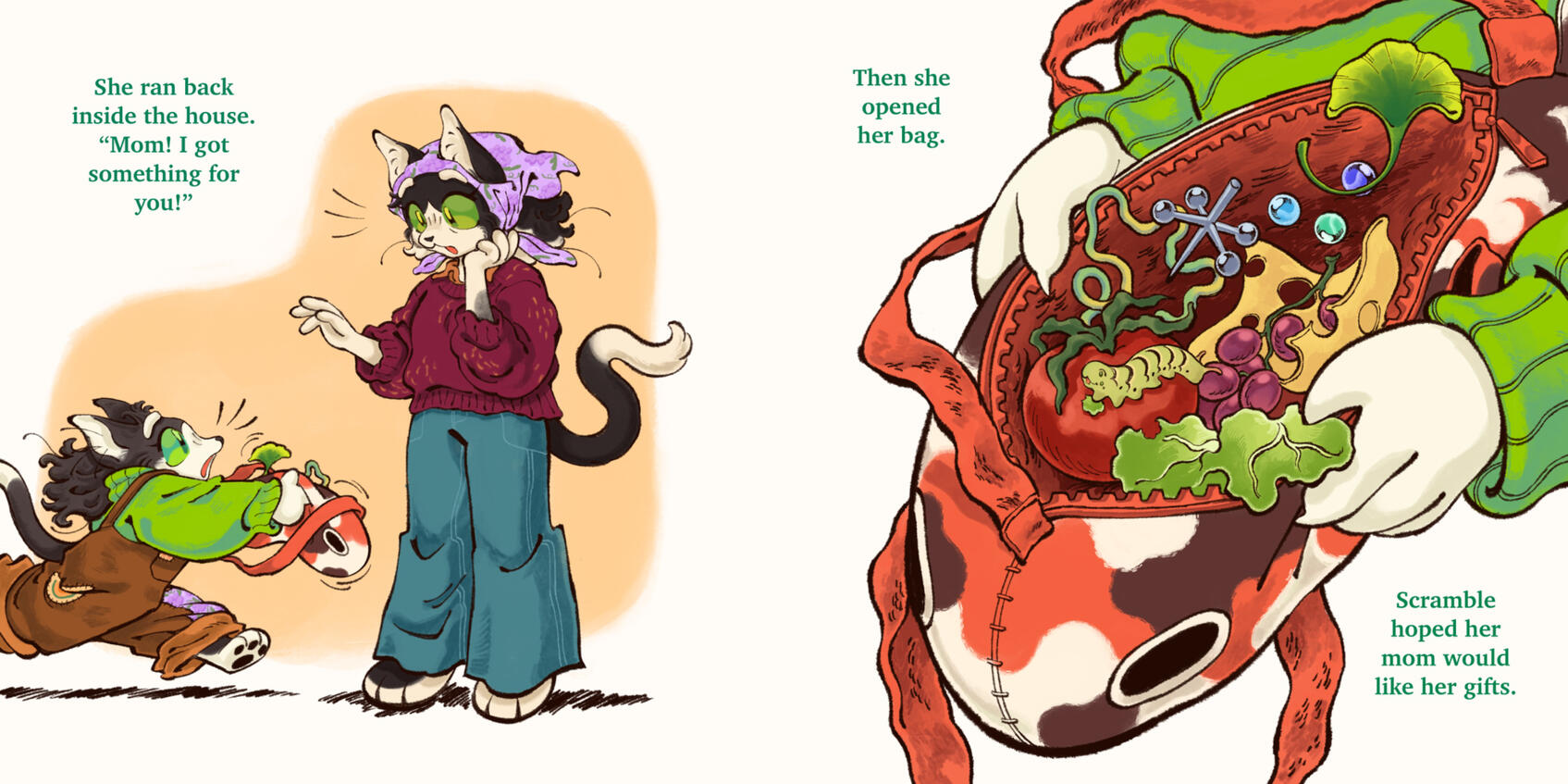 Reveal - Pages 13 and 14 of my thesis, Scramble’s Silly Search