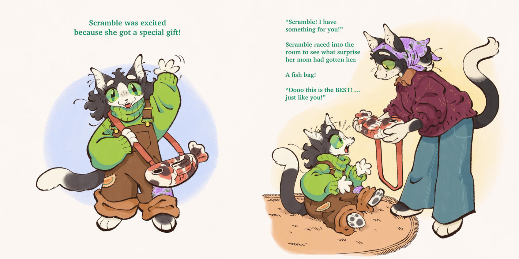 Gift - Pages 1 and 2 of my thesis, Scramble’s Silly Search